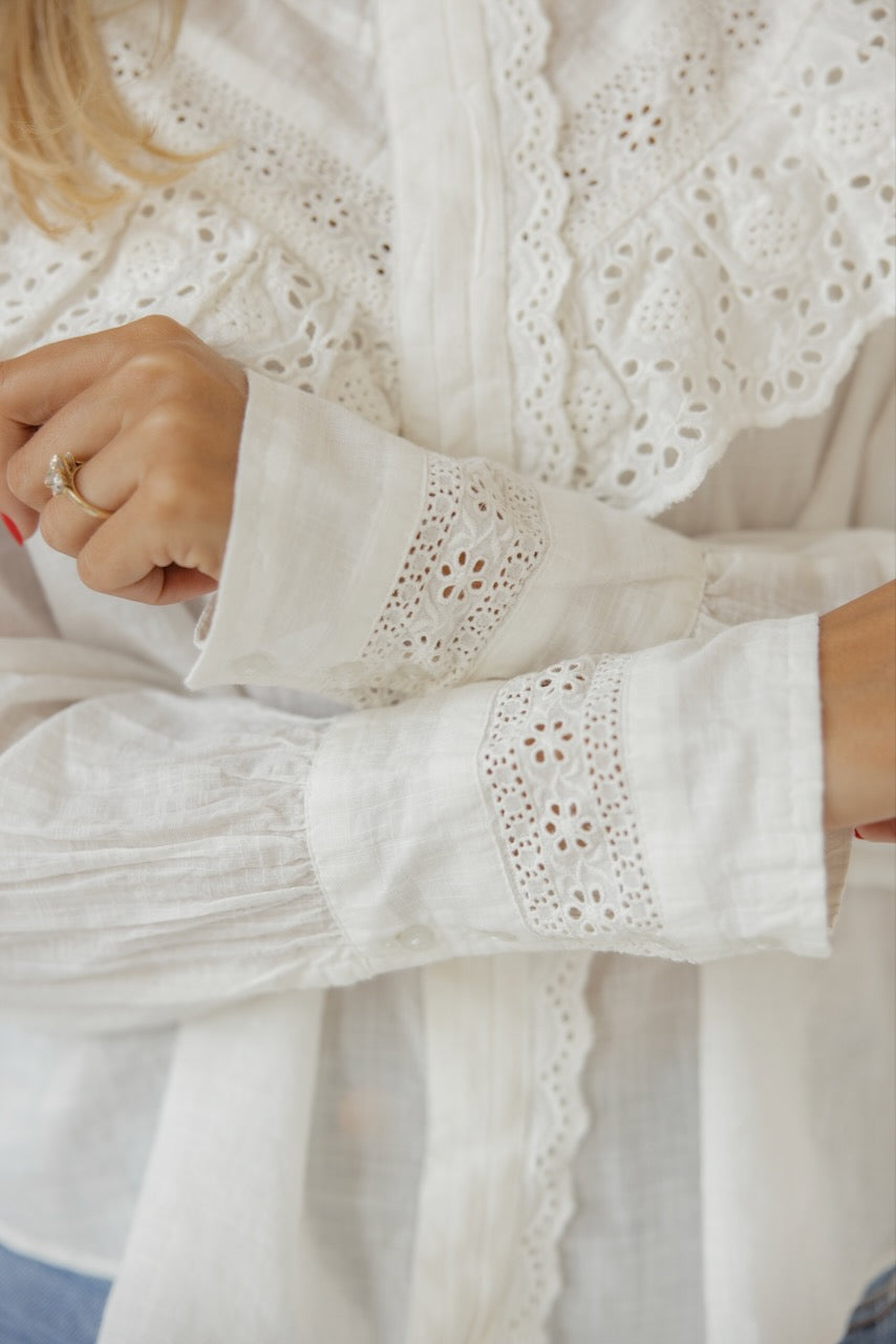 Lace Detailed Blouse | ROOLEE