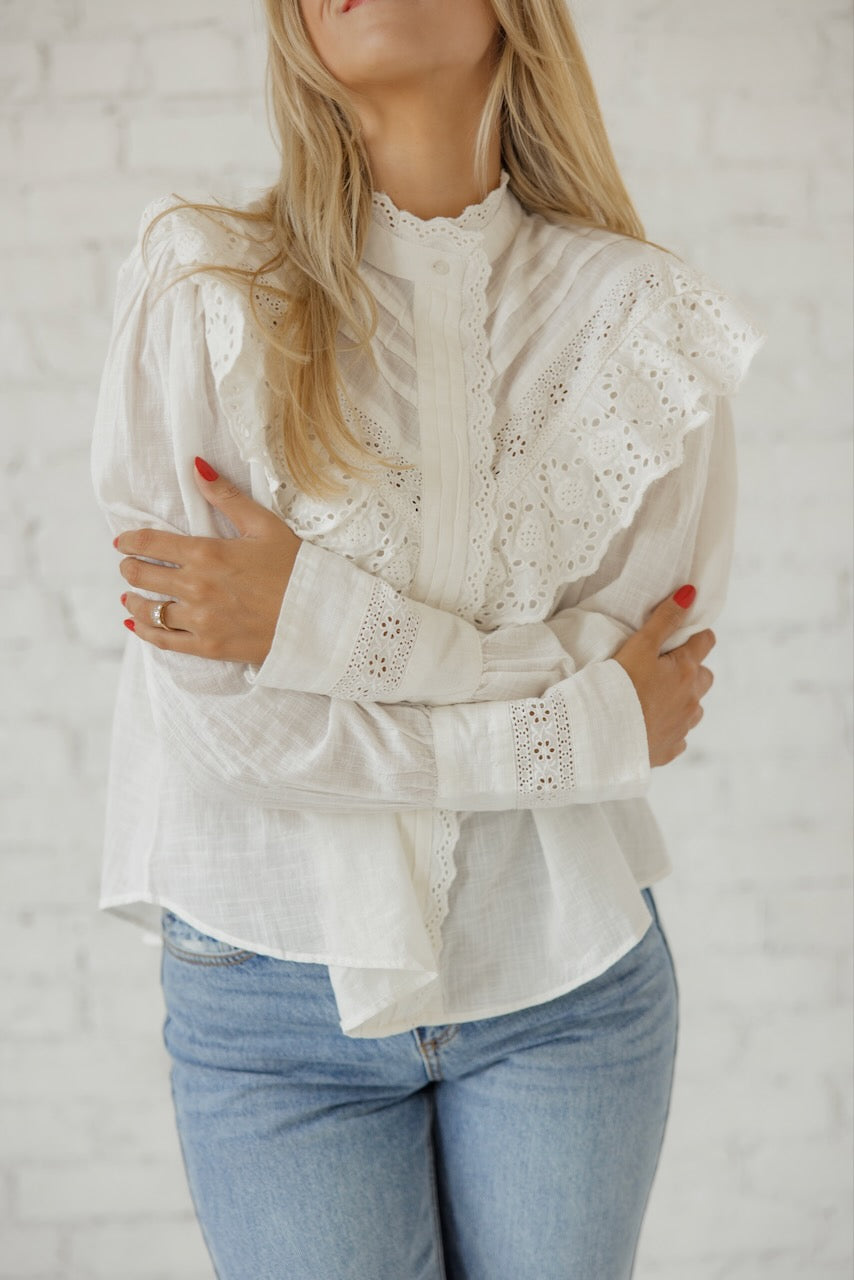 Ruffle Detail Blouse | ROOLEE