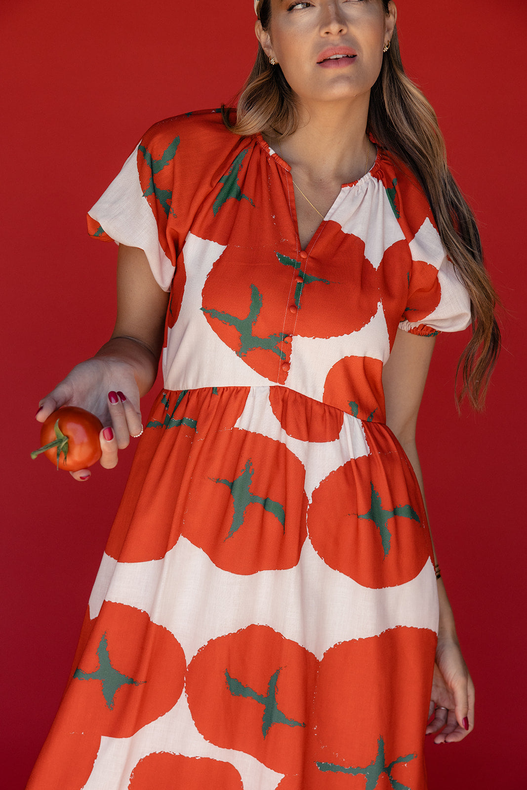 The Tuscany Tomato Dress