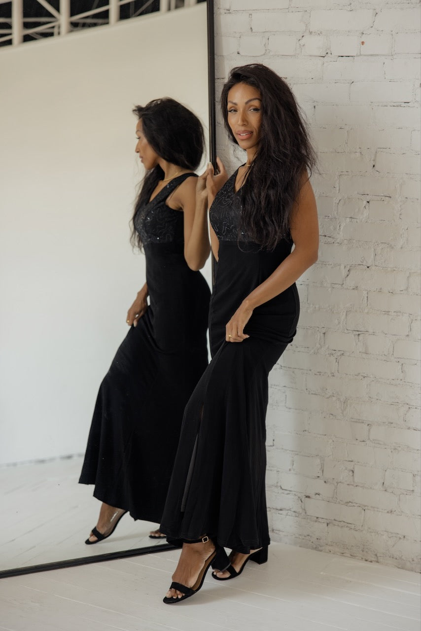 Roolee Salt Gala Timeless Sequin Detail Dress Roolee Salt Gala Timeless Sequin Detail Dress