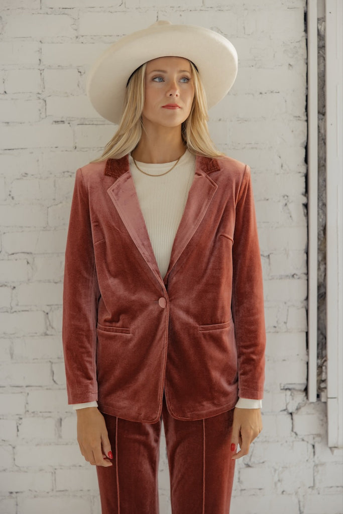 Velvet Suit Coat | ROOLEE