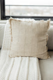 Nightingale Woven Fringe Pillow