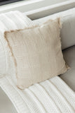 Nightingale Woven Fringe Pillow