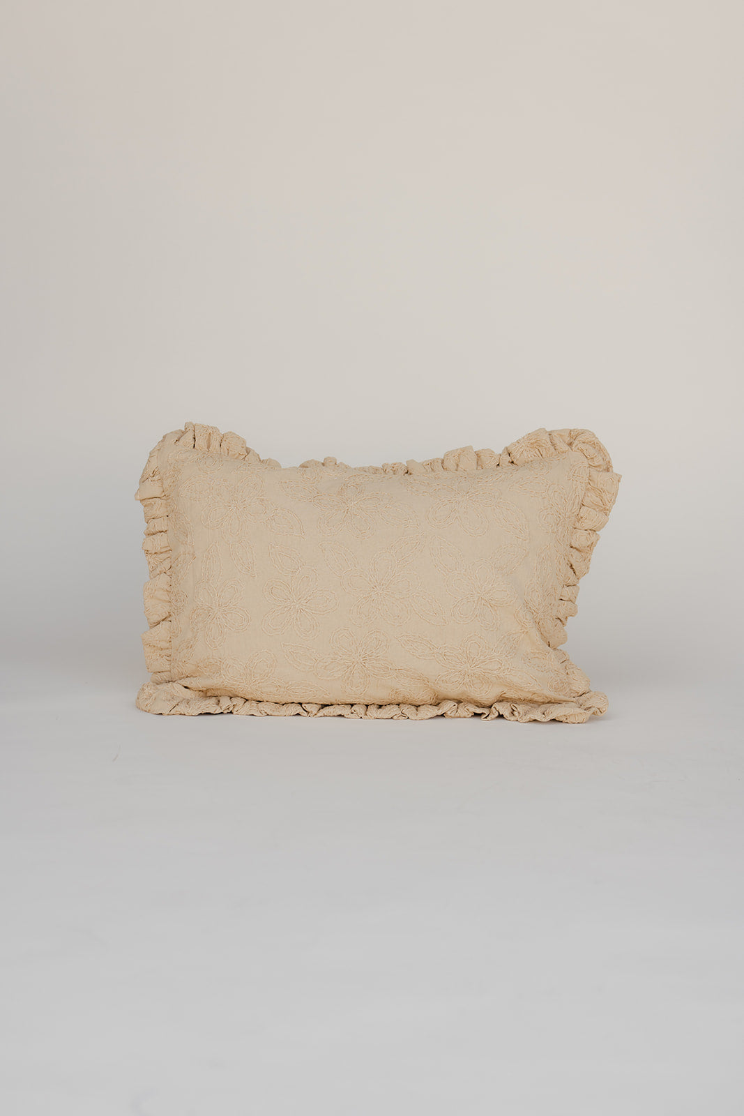 Simply Styled Hand-Embroidered Pillow