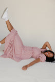 Audie Gingham Tiered Maxi