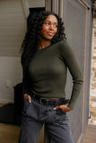 Carly Ribbed Long Sleeve