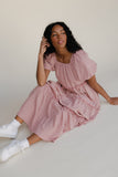 Audie Gingham Tiered Maxi