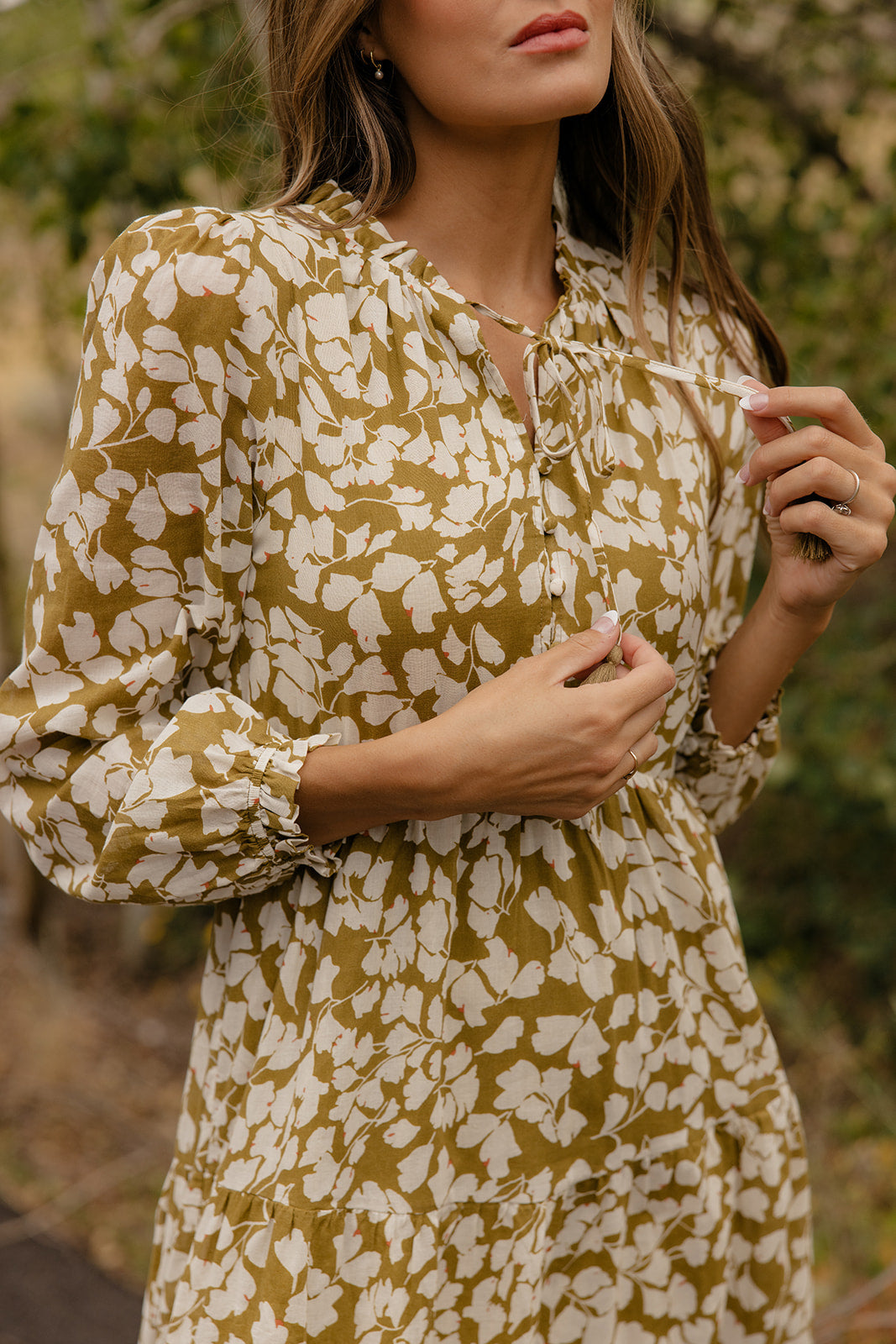 Golden Hour Floral Maxi