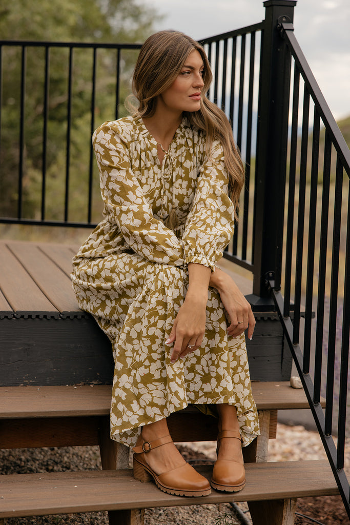 Golden Hour Floral Maxi
