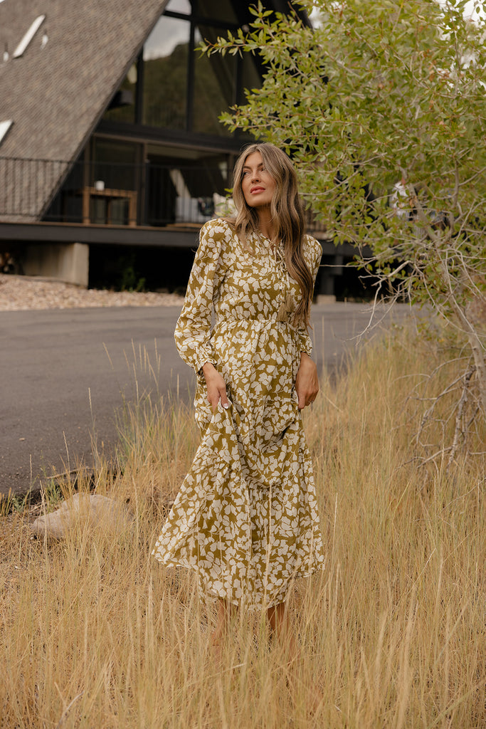 Golden Hour Floral Maxi