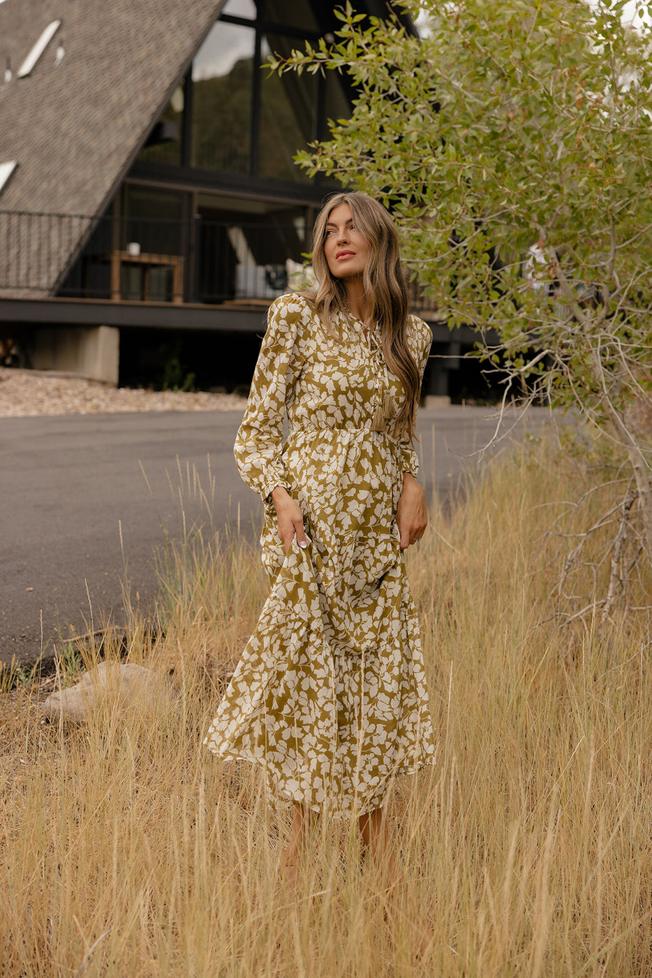 Golden Hour Floral Maxi