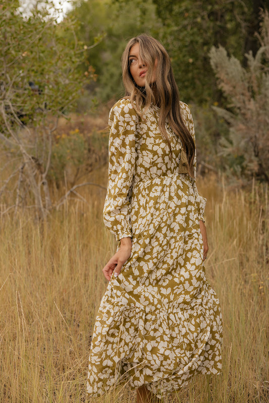 Golden Hour Floral Maxi