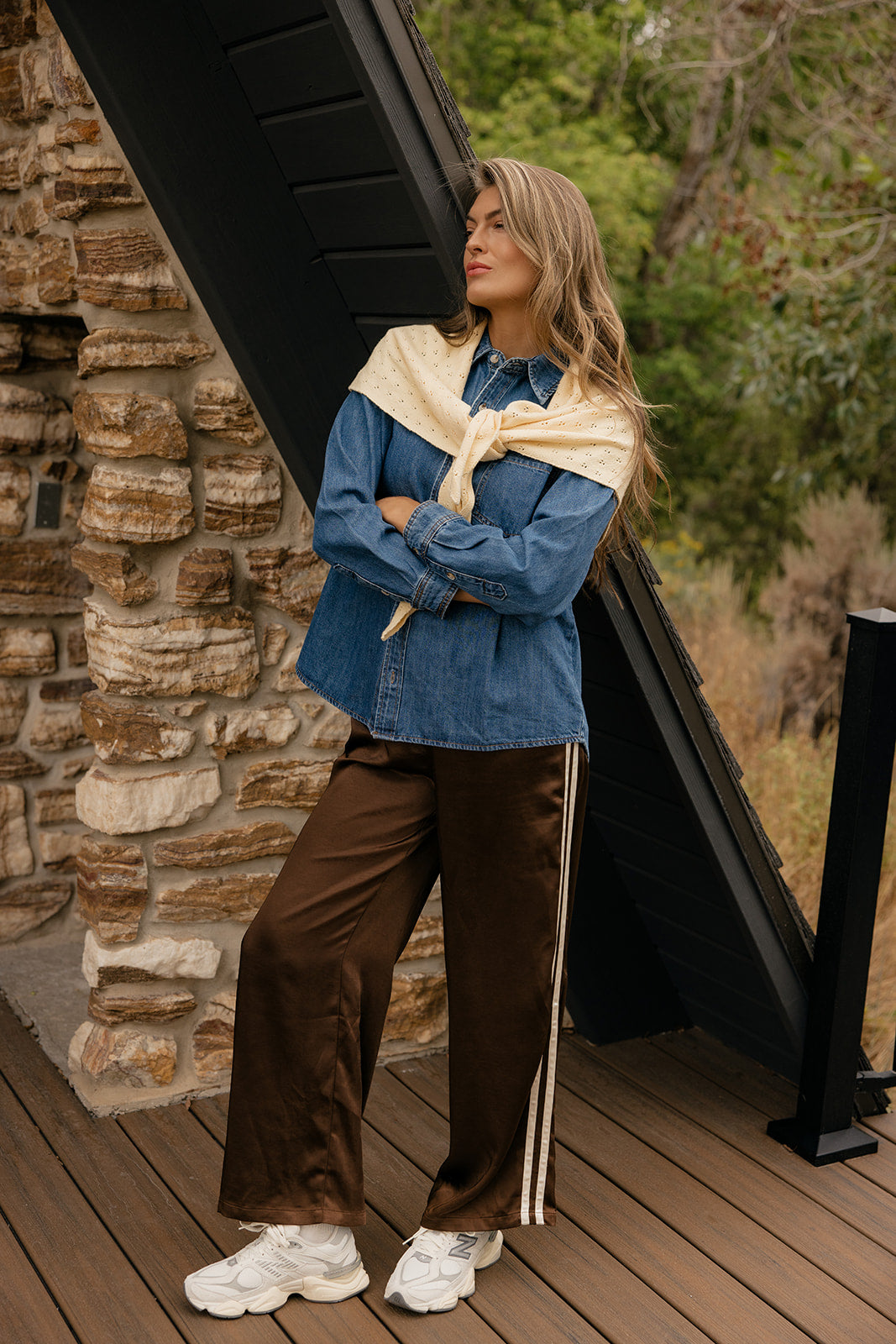 The Valley Denim Top