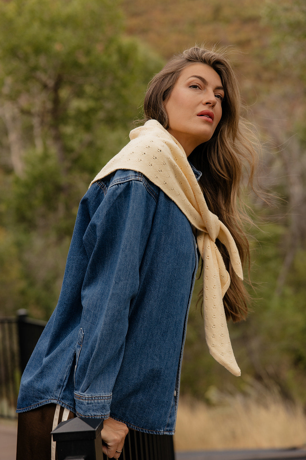 The Valley Denim Top