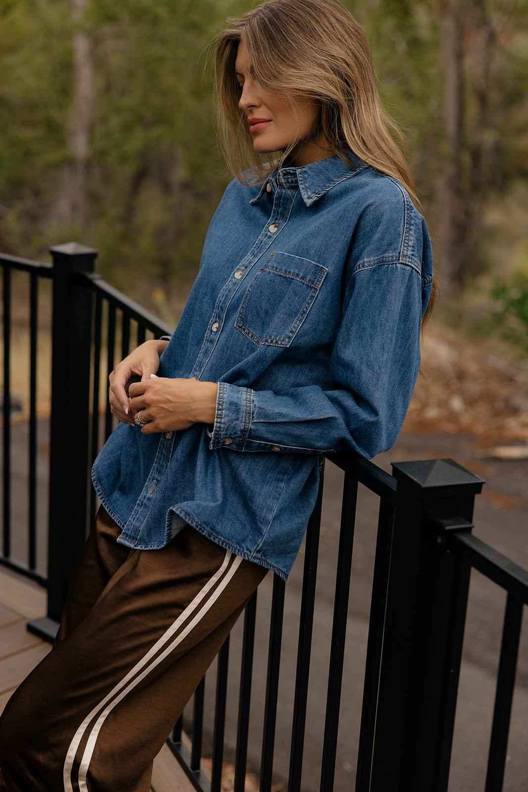The Valley Denim Top