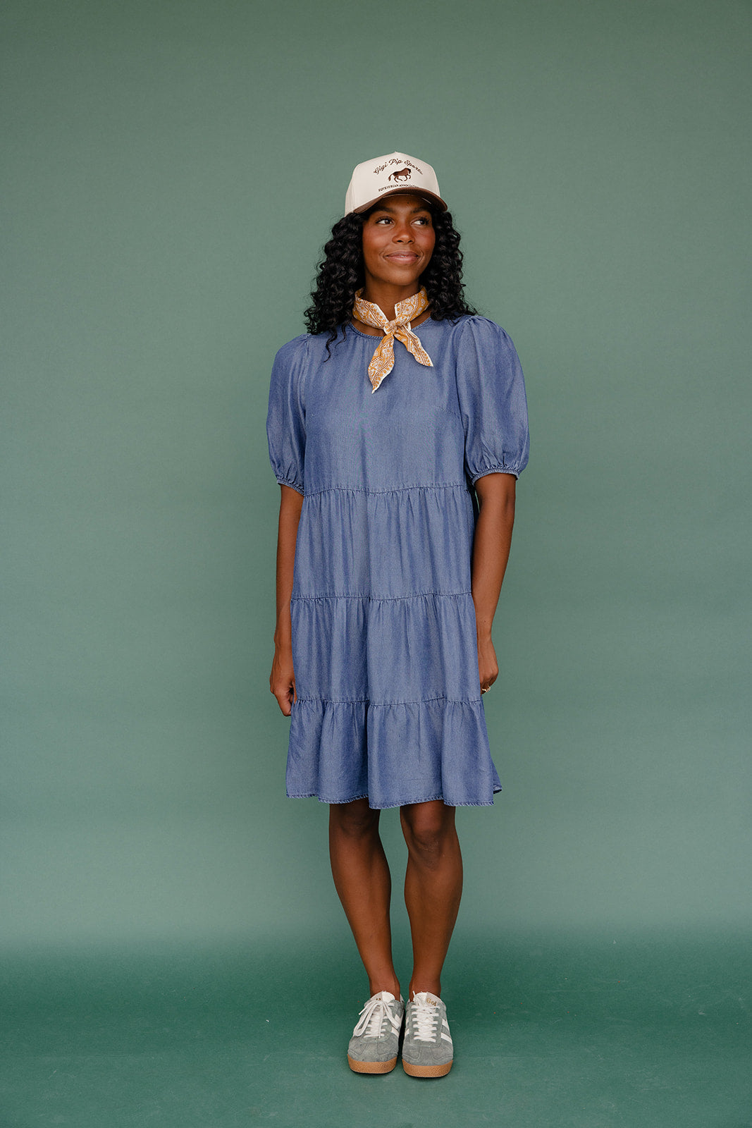 Report Card Denim Dress