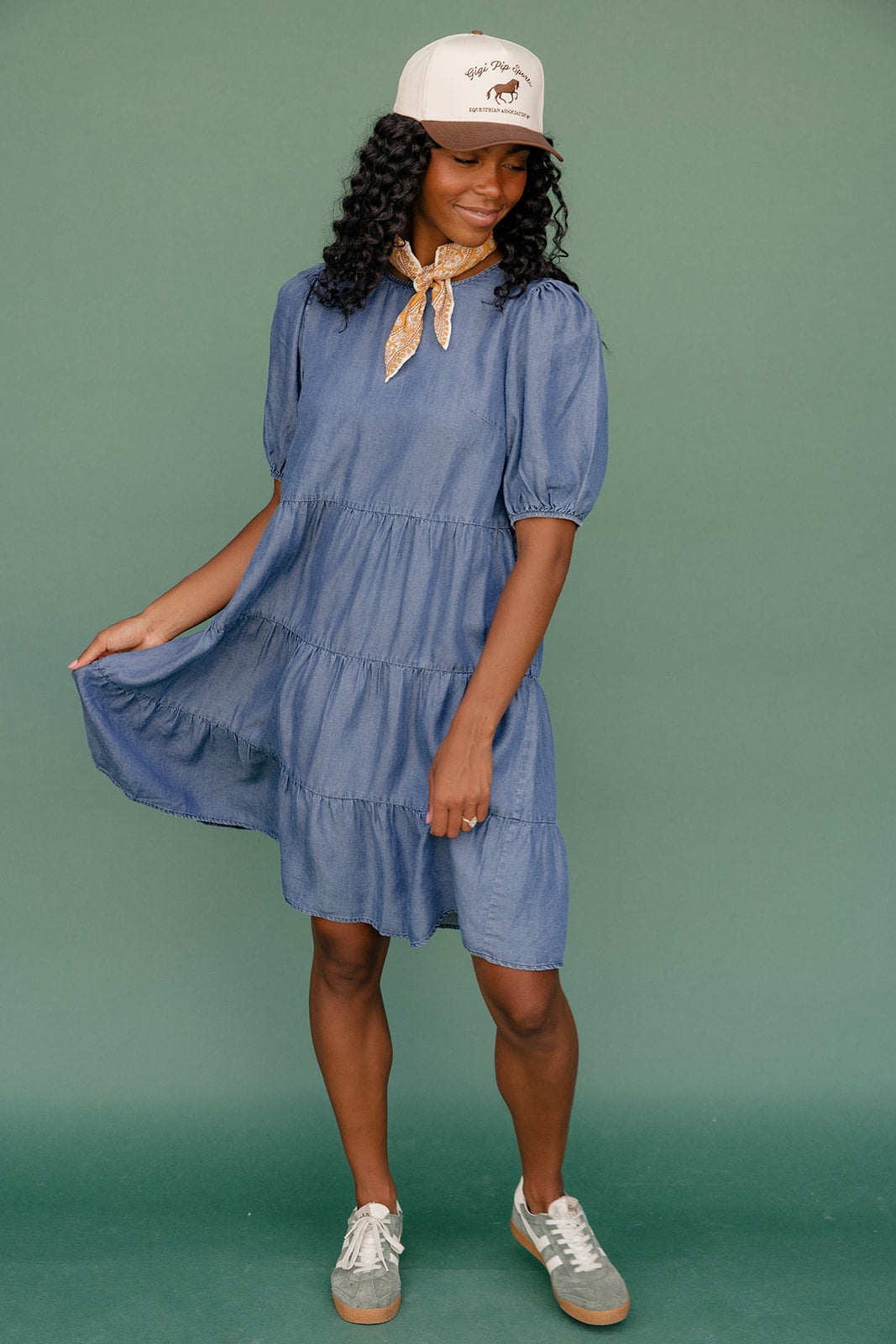 Report Card Denim Dress