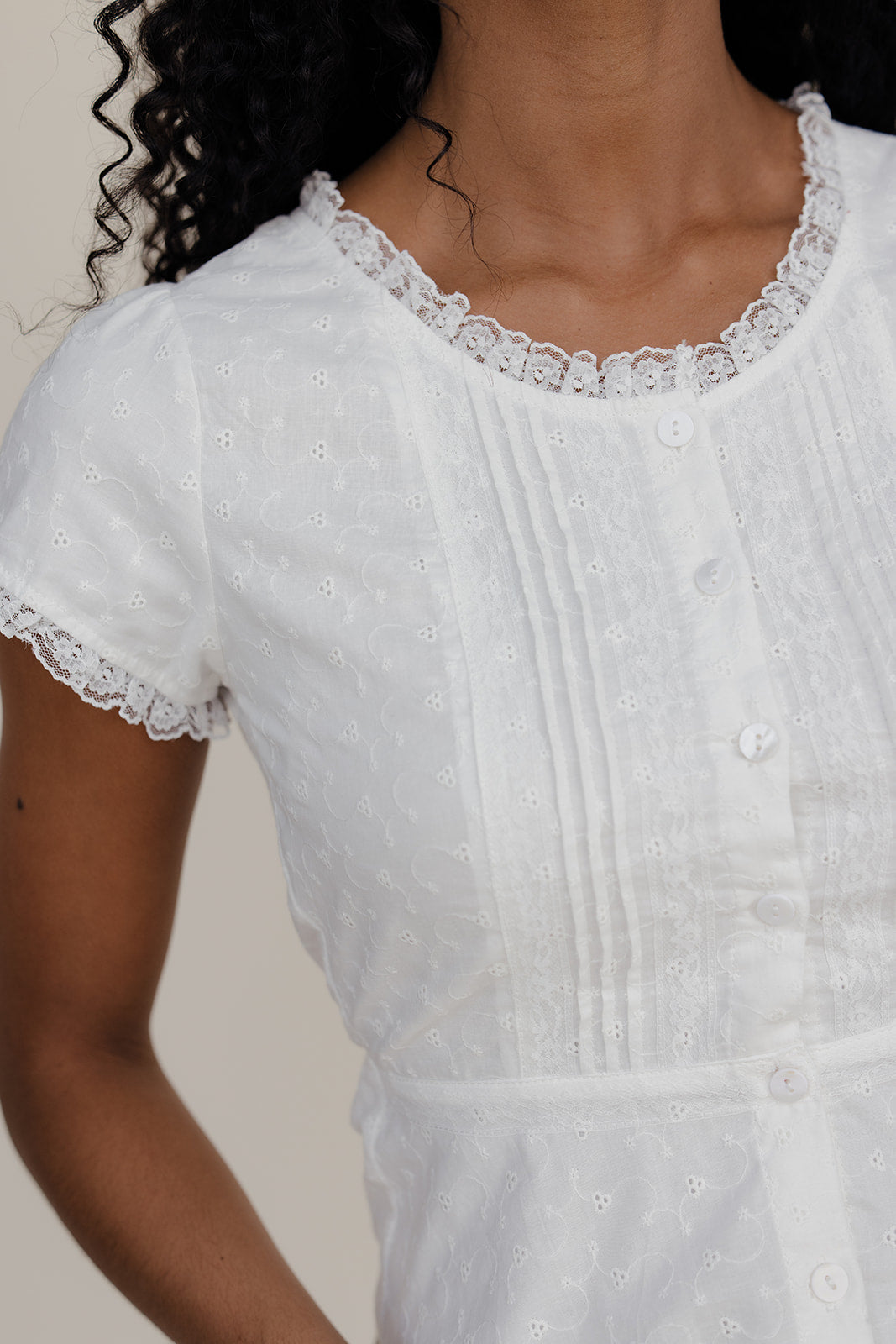 Clean Slate Lace Blouse