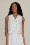 Forget Me Not Collared Tank