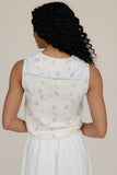 Forget Me Not Collared Tank