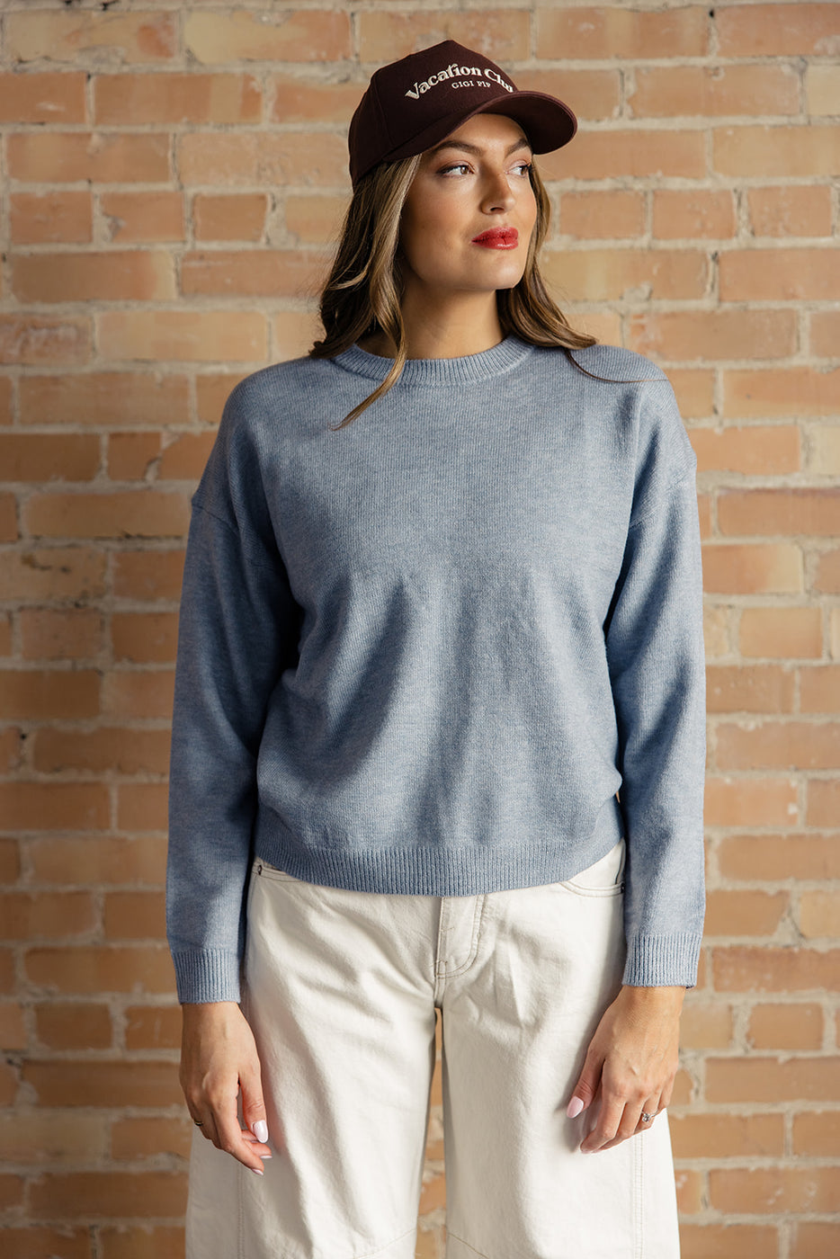 Classic Blue Sweater | ROOLEE