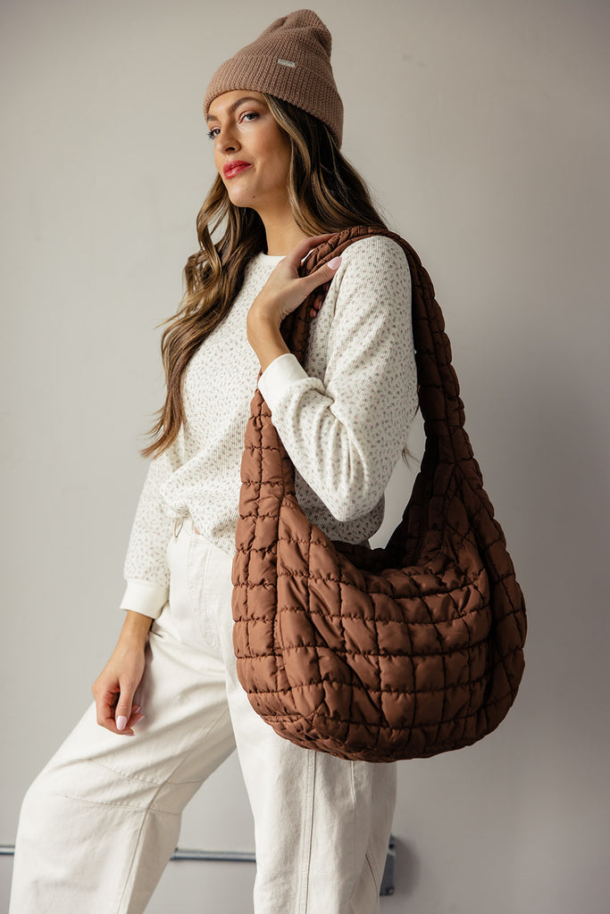 Quilted Bag in Sienna | ROOLEE