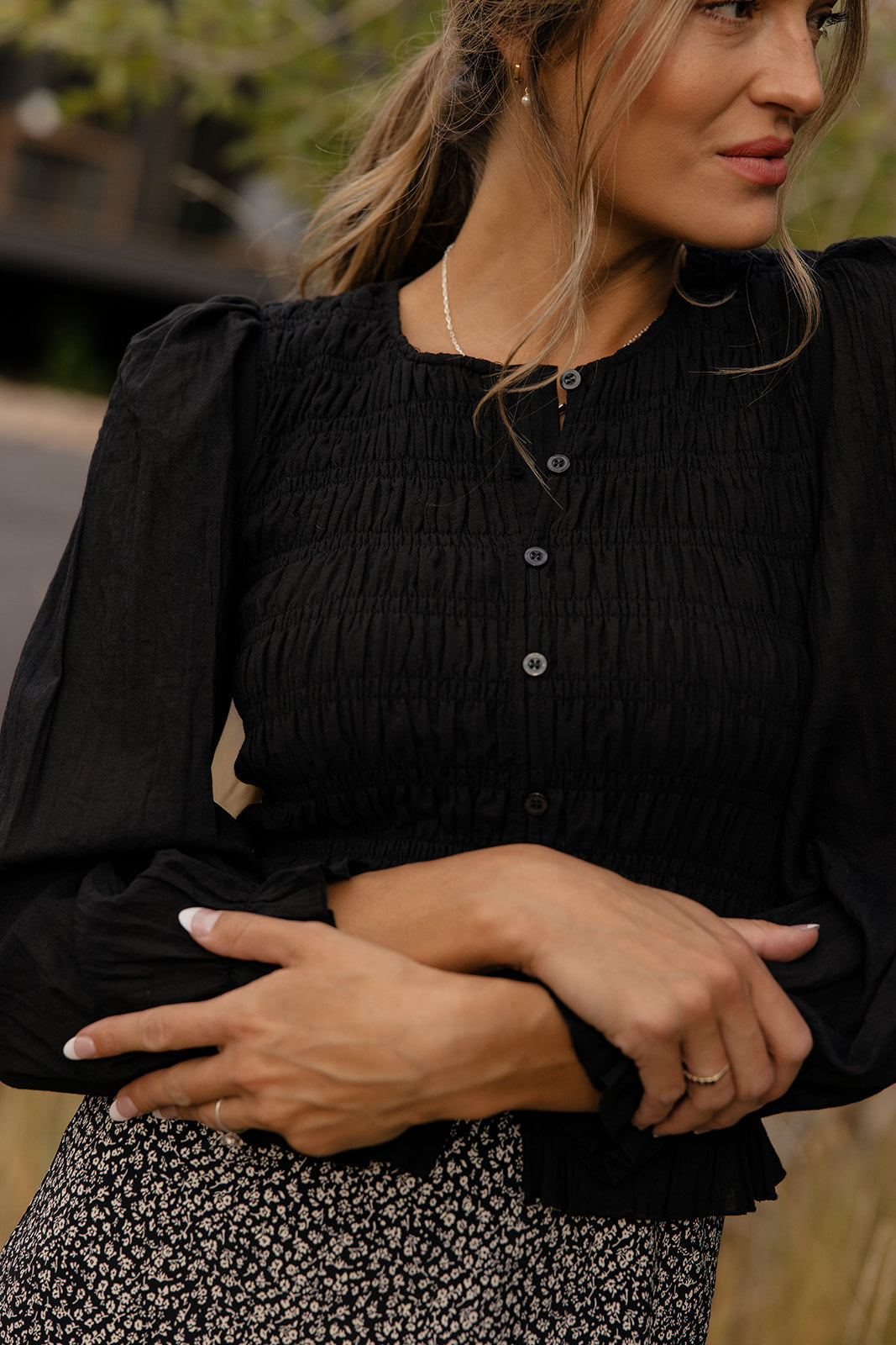 Blushwood Smocked Blouse