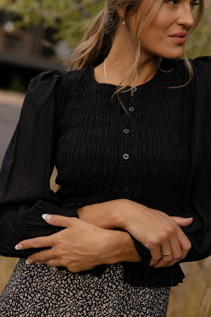 Blushwood Smocked Blouse