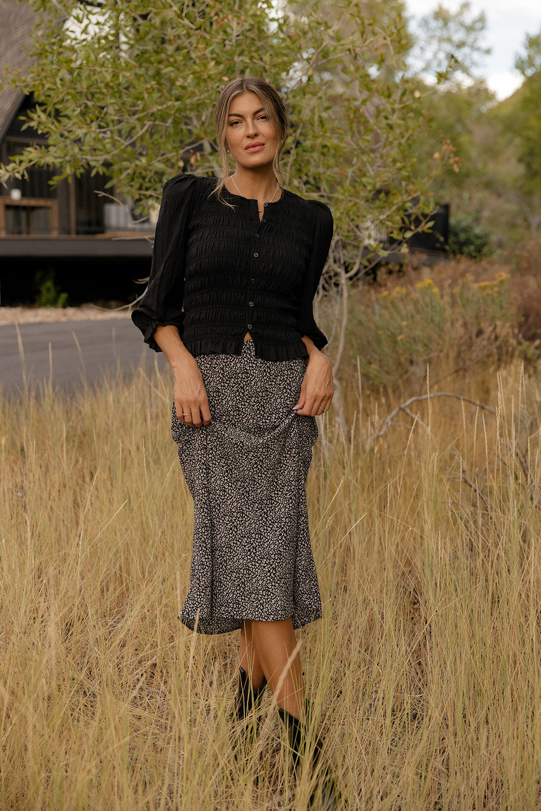 Blushwood Smocked Blouse