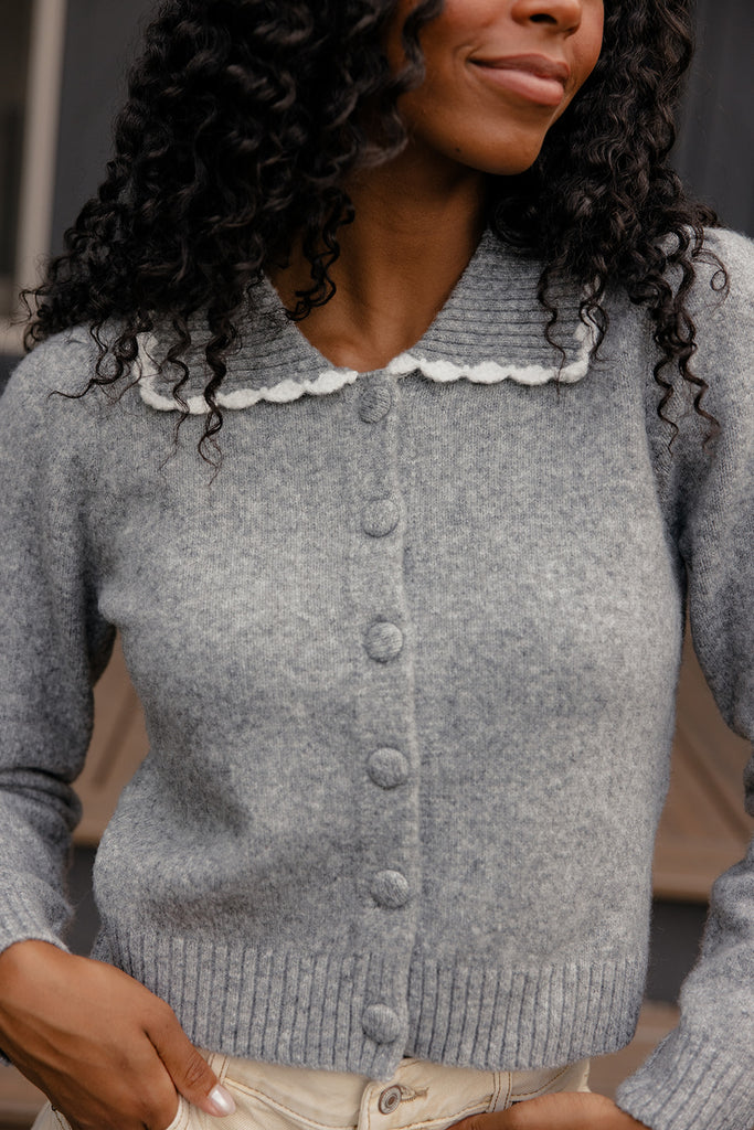 Frosted Trail Collared Cardigan