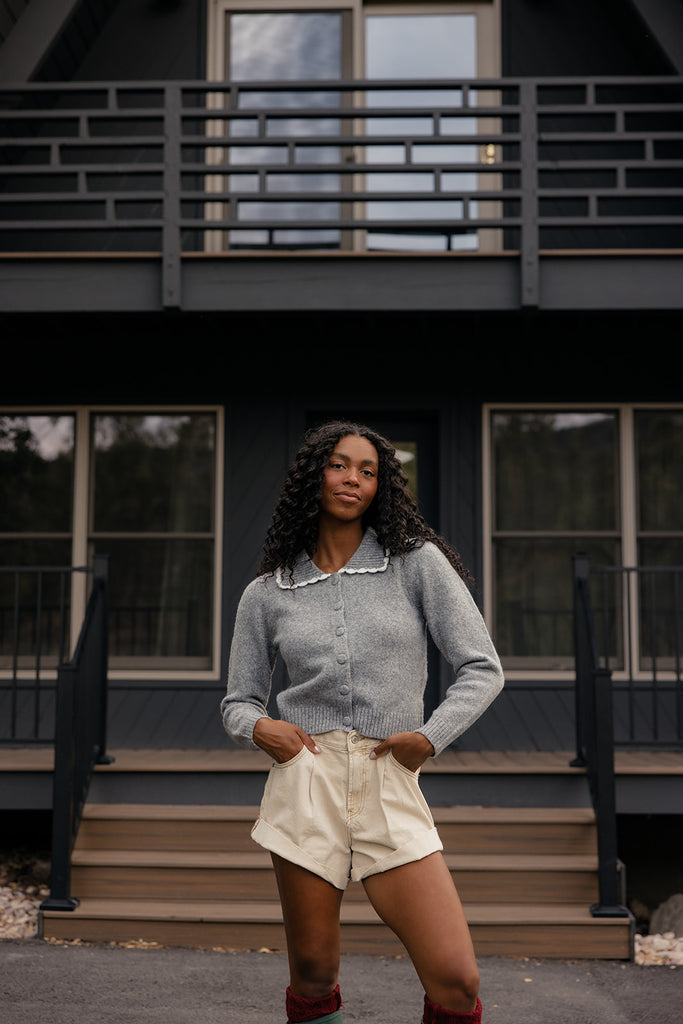 Frosted Trail Collared Cardigan