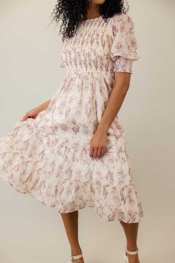 Tiered Floral Dress | ROOLEE