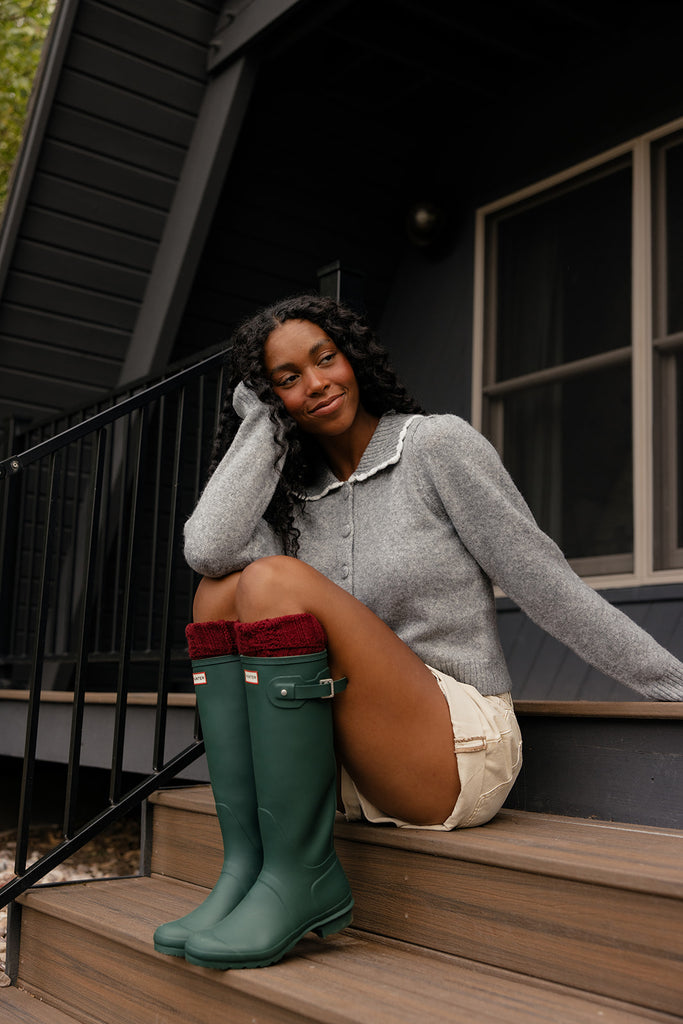 Frosted Trail Collared Cardigan