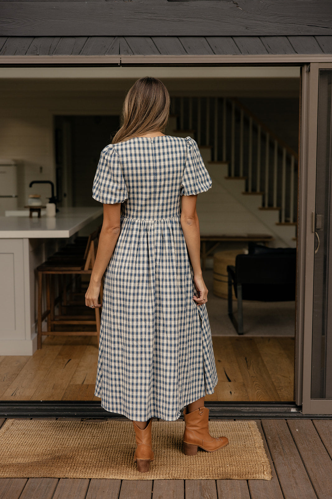Squarely Yours Gingham Dress