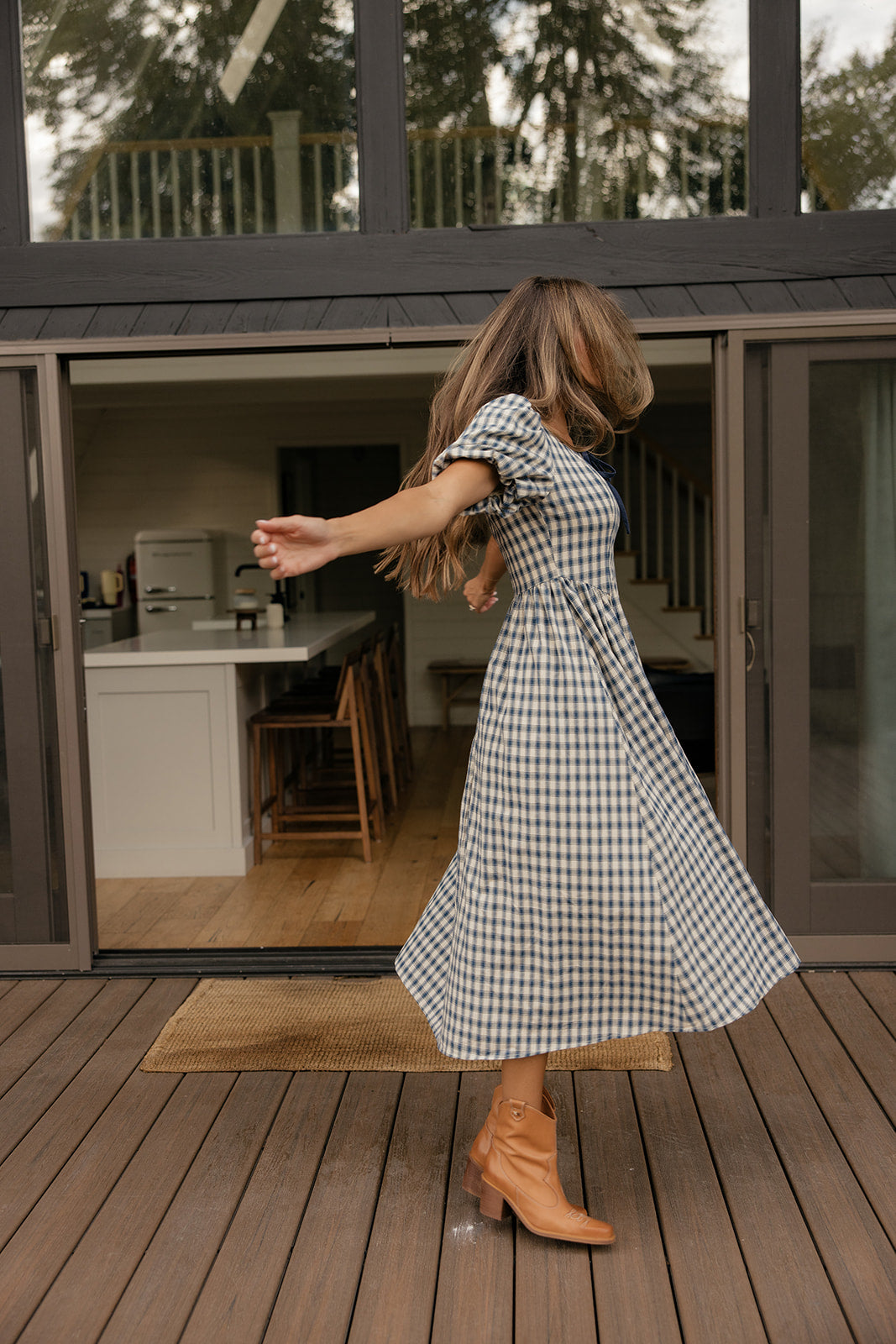 Squarely Yours Gingham Dress