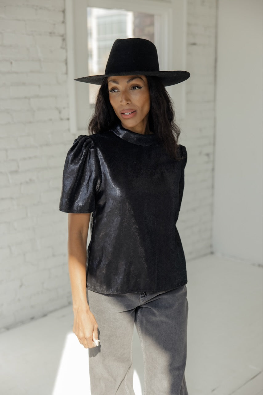Sequin Detailed Top | ROOLEE