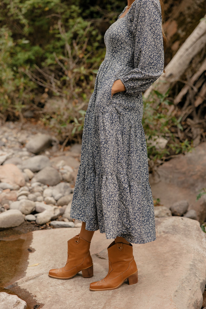 Riverbend Square Neck Dress