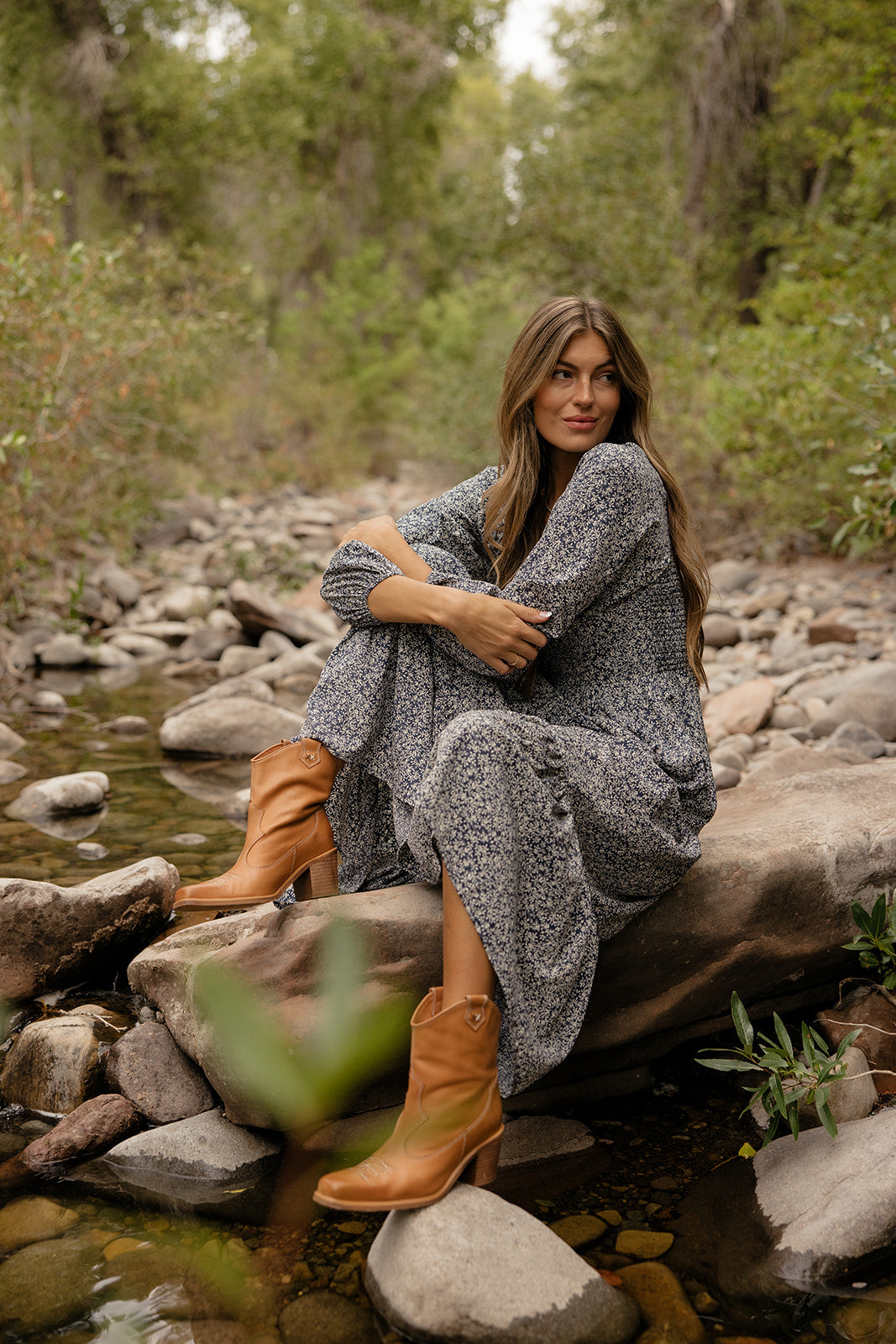 Riverbend Square Neck Dress