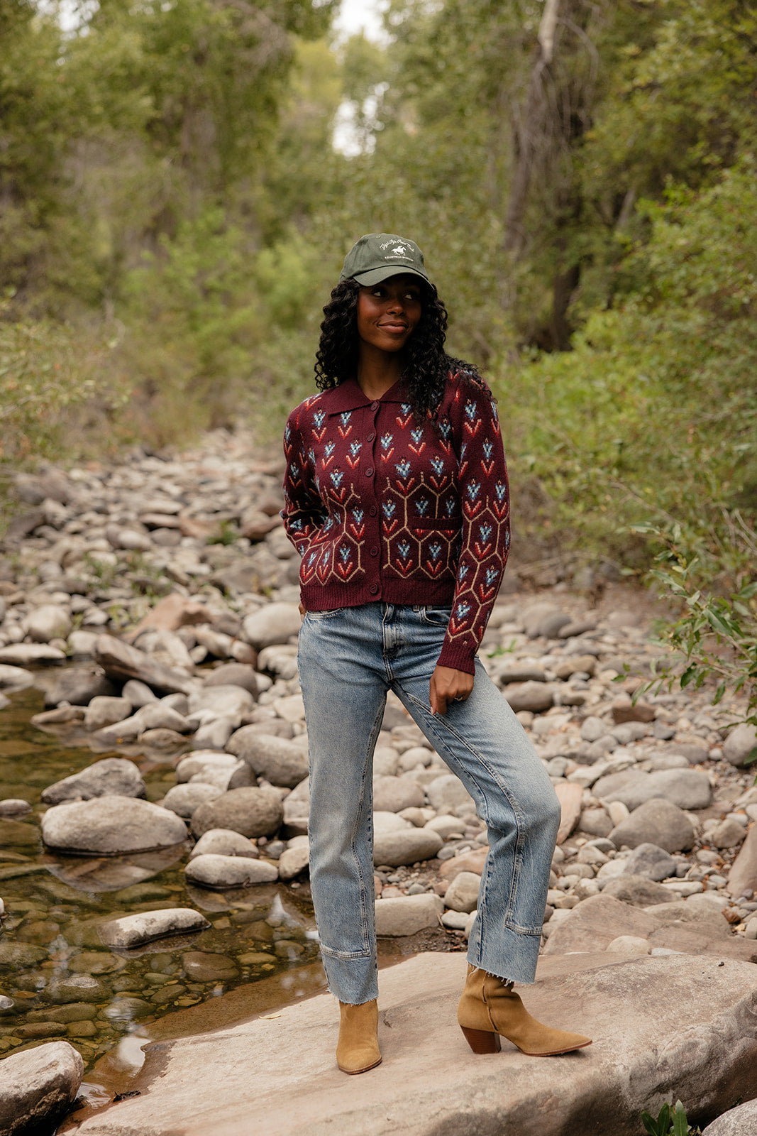 Stained Glass Collared Cardigan