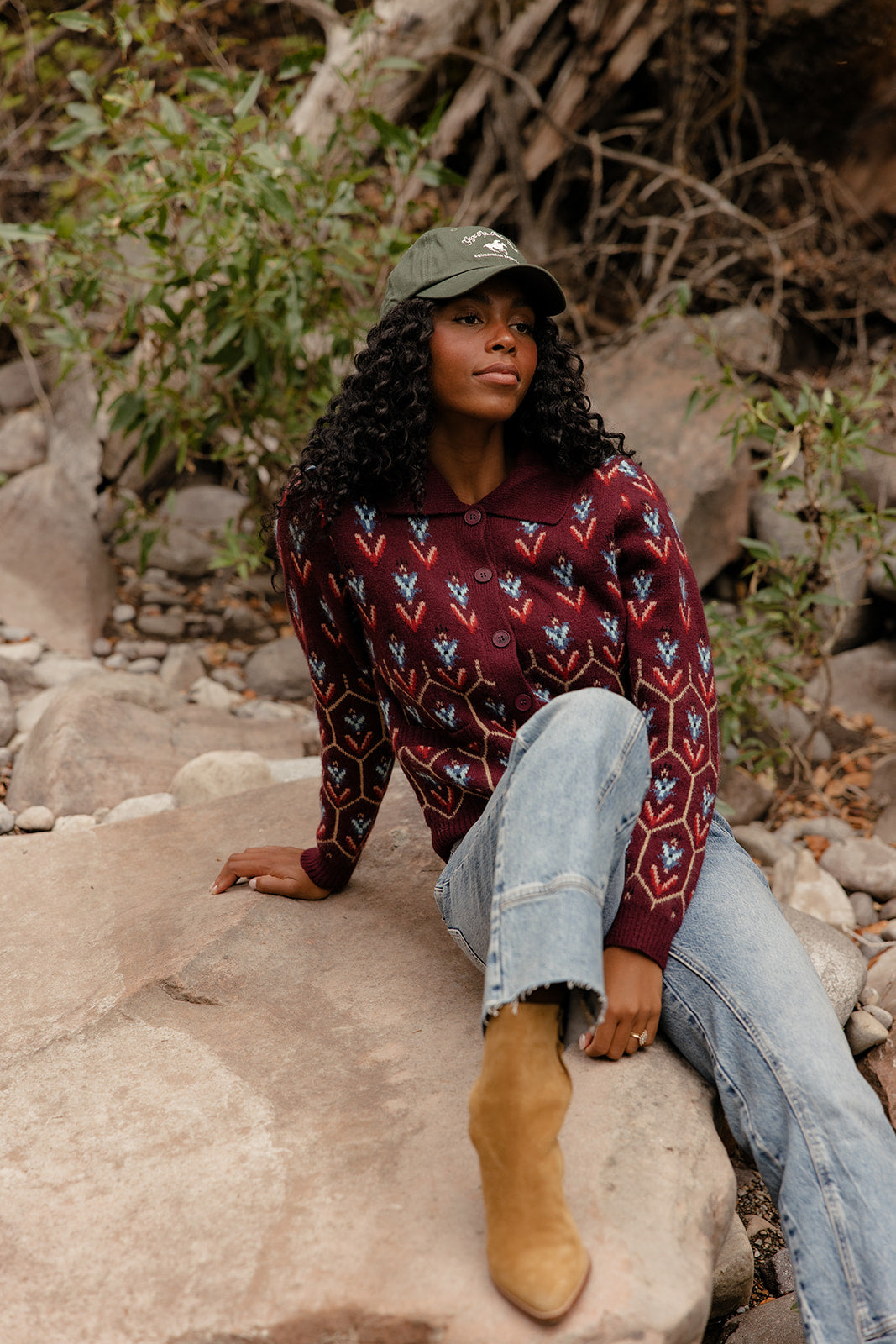 Stained Glass Collared Cardigan