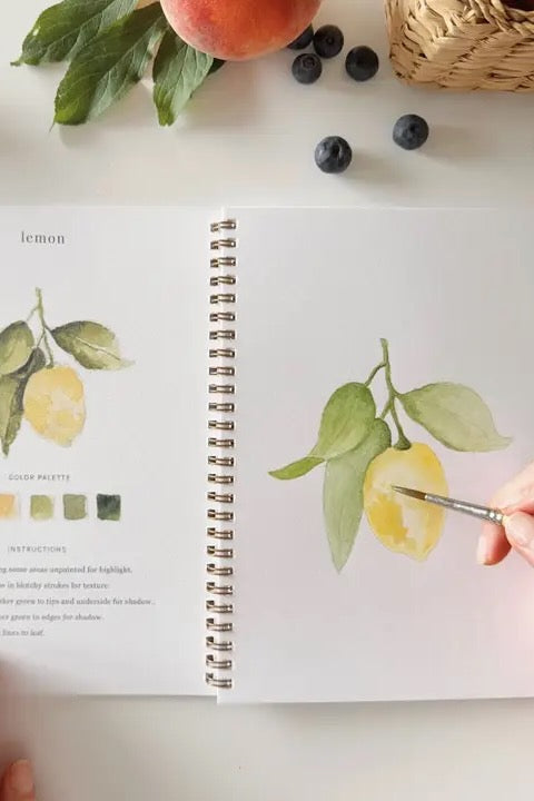 Fruit Watercolor Workbook