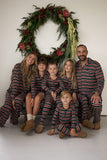 Bamboo Two Piece Pajamas | Holiday Stripe