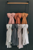 Rust Bamboo Stretch Swaddle