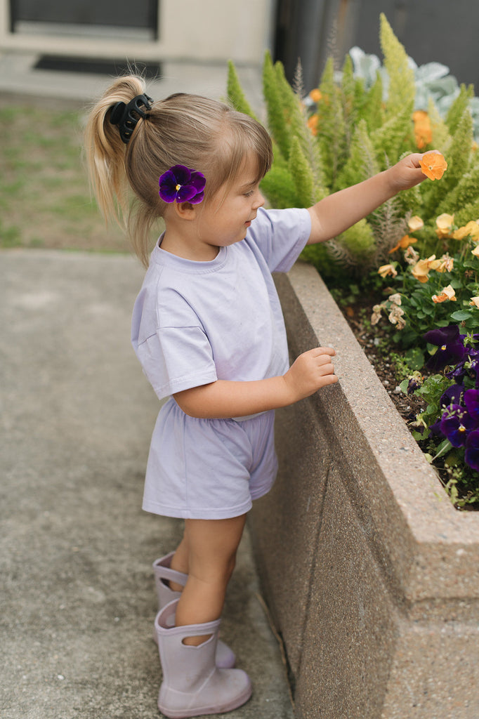 Lou Cotton Set in Lavender