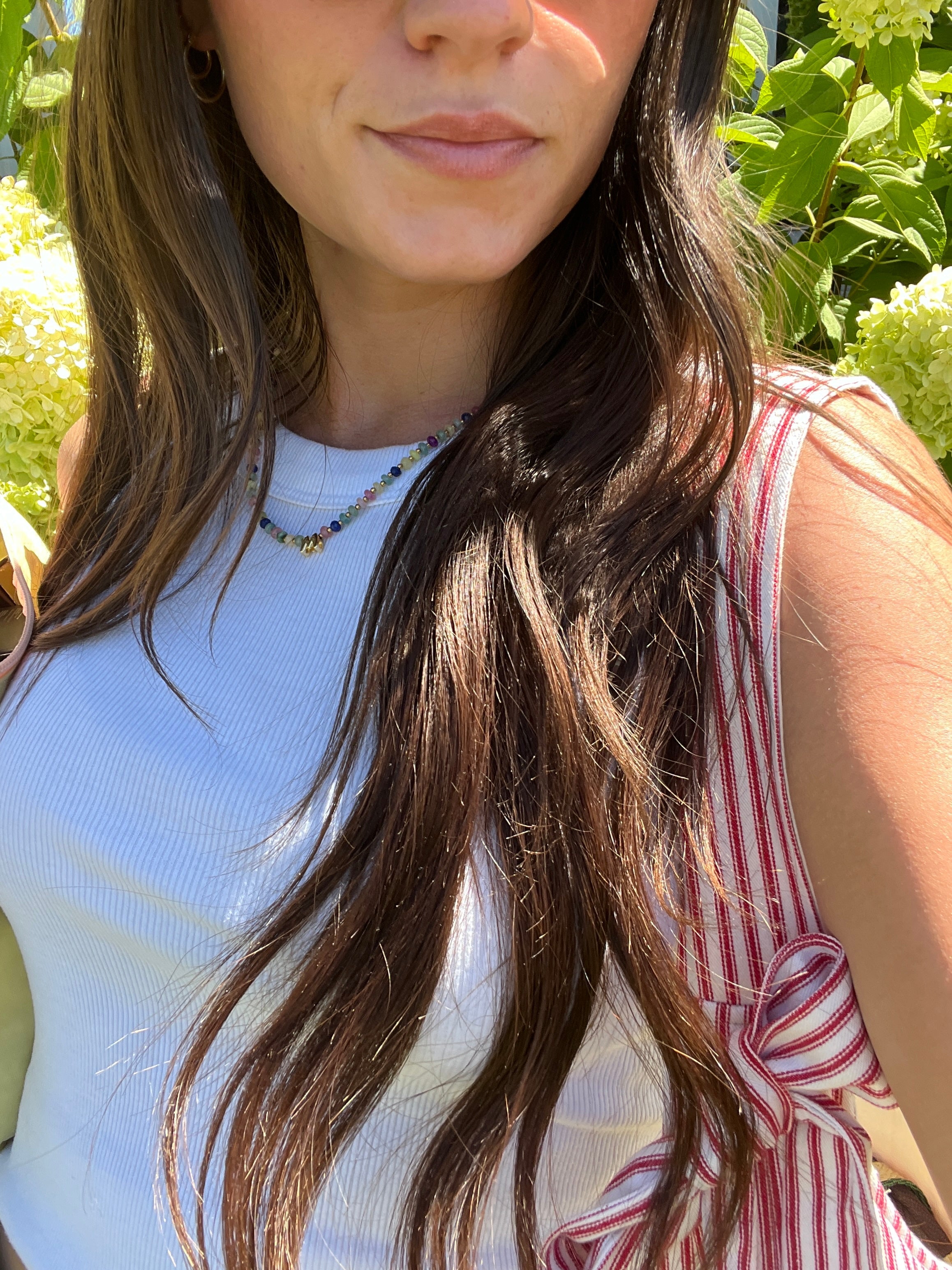 Mini Multicolored + Bubble Initial