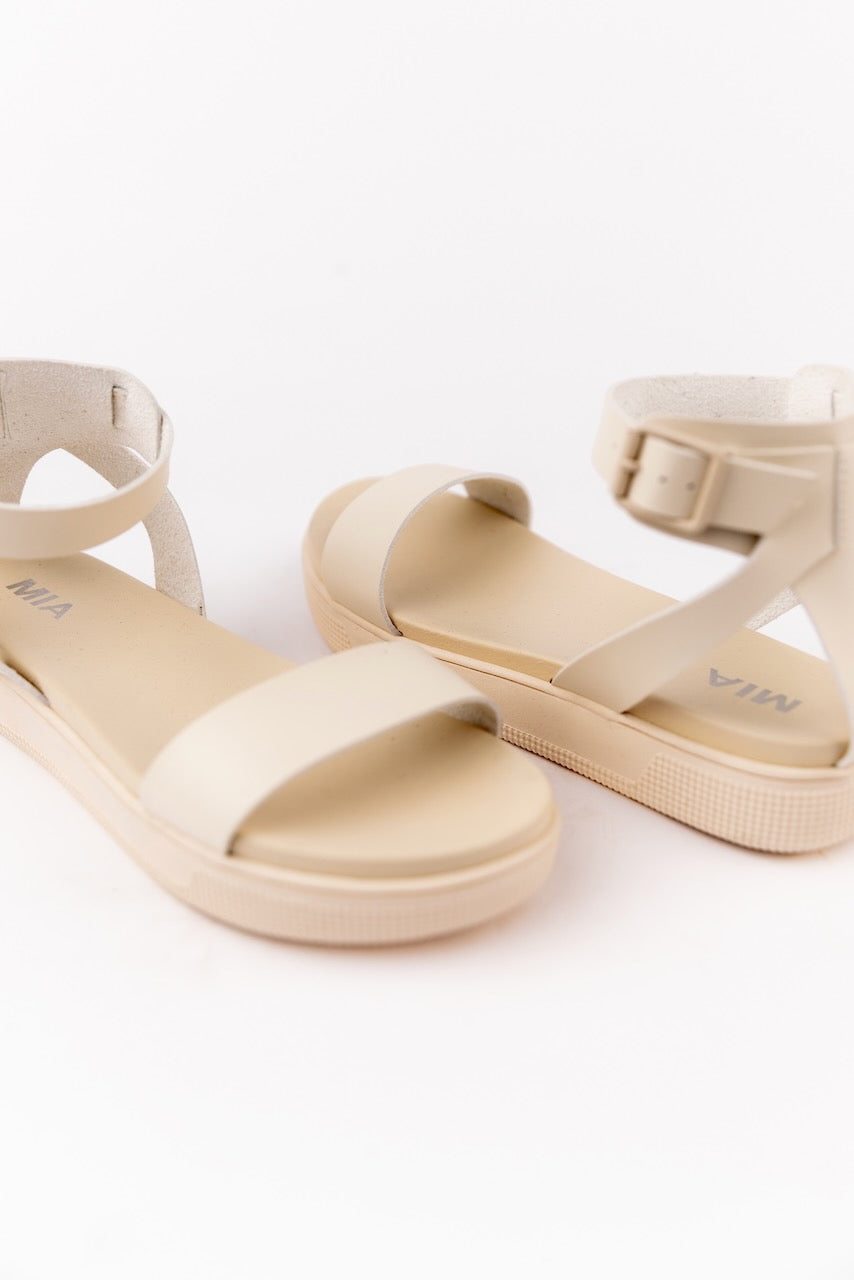 Off White Platform Sandals | ROOLEE