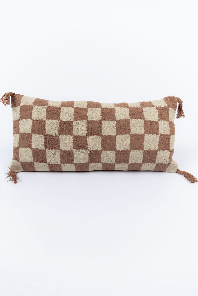 Checkerboard Throw Pillow | ROOLEE