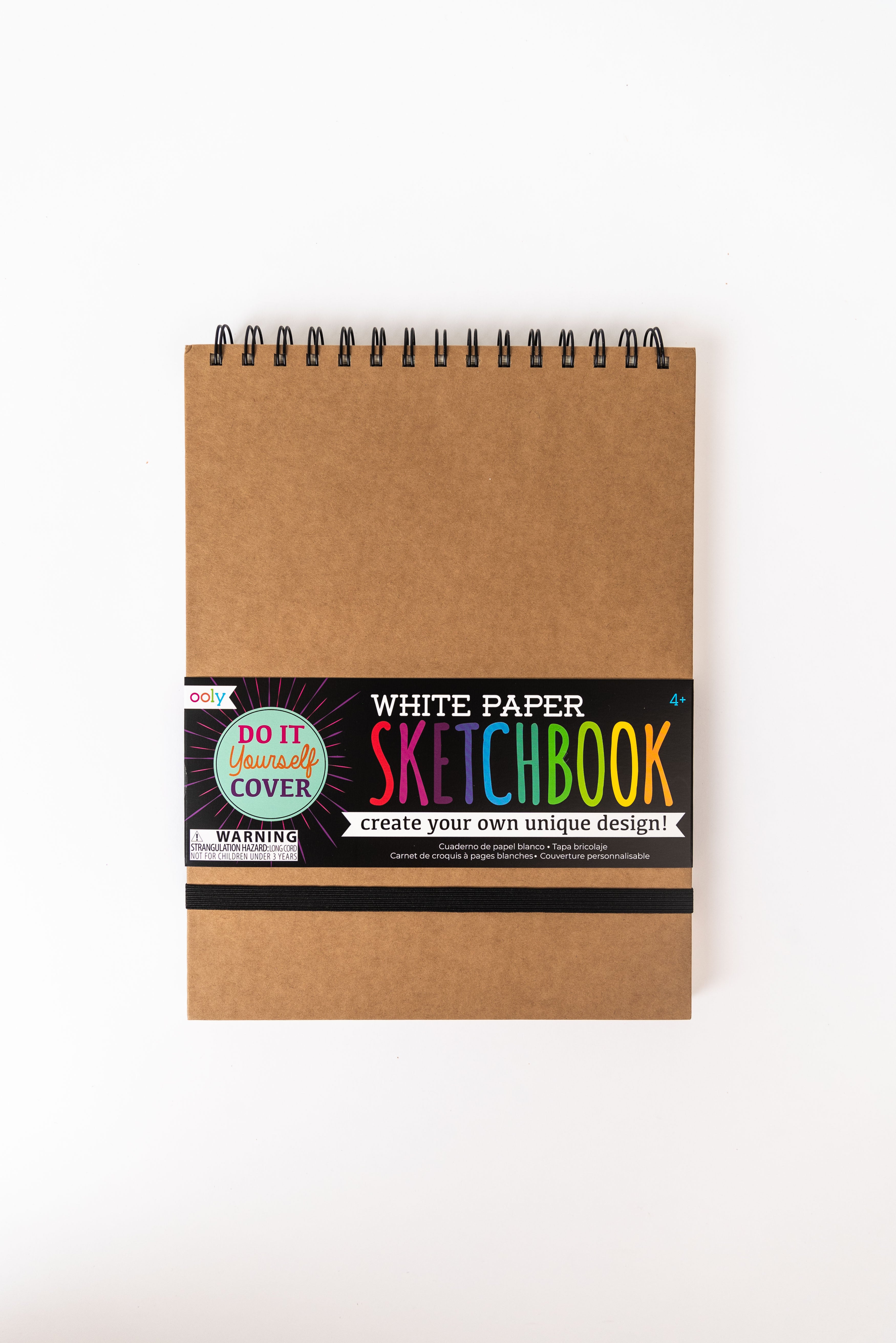 5 x 7.5 D.I.Y. Cover Sketchbook - White  Sketch book, Small sketchbook,  White paper