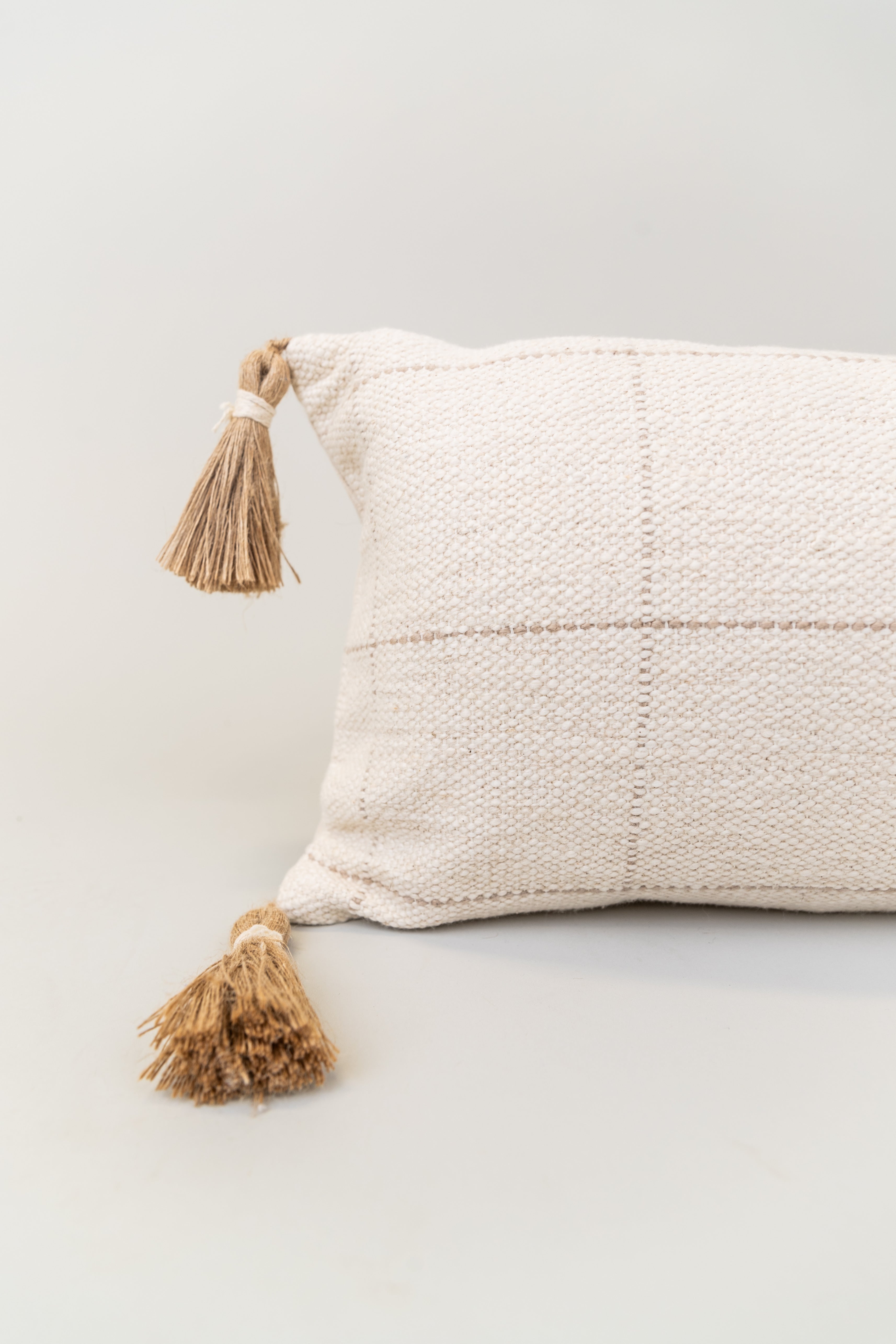 Finch Tassel Lumbar Pillow