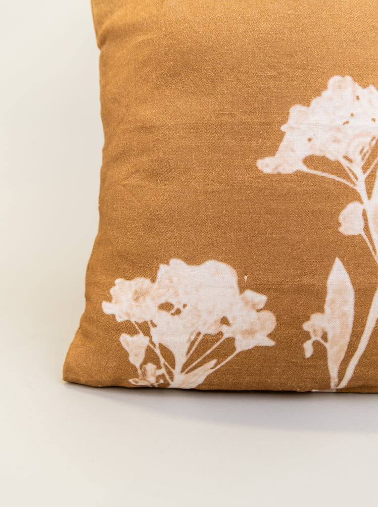 Robin Printed Floral Pillow
